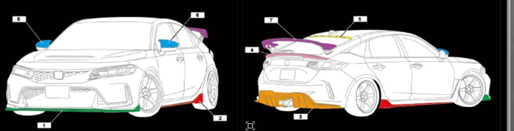 Aimgain Honda Civic Type R FL5 Bodykit - Image 5