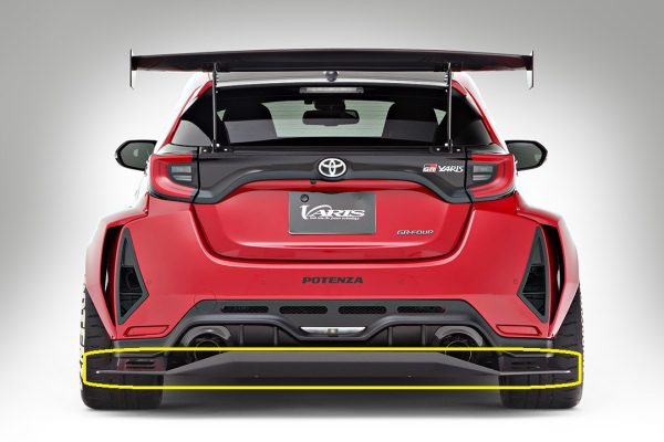 GR Yaris Varis REAR UNDER DIFFUSER