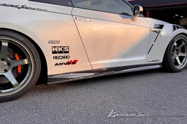 Kansai Service R35 GT-R MY24 Carbon Side Steps Type 2