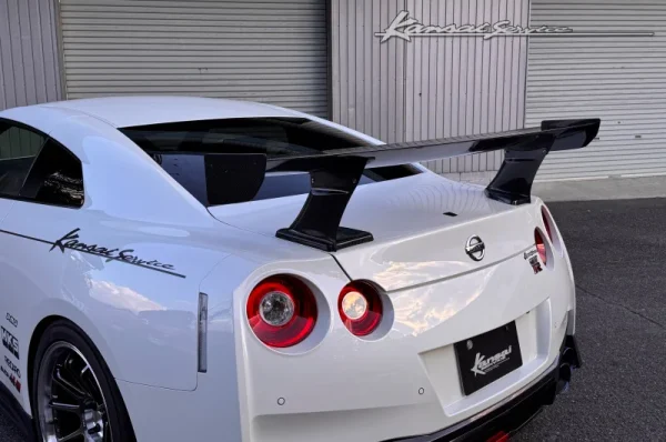 Kansai Service R35 GT-R MY24 Carbon Rear GT Wing Spoiler