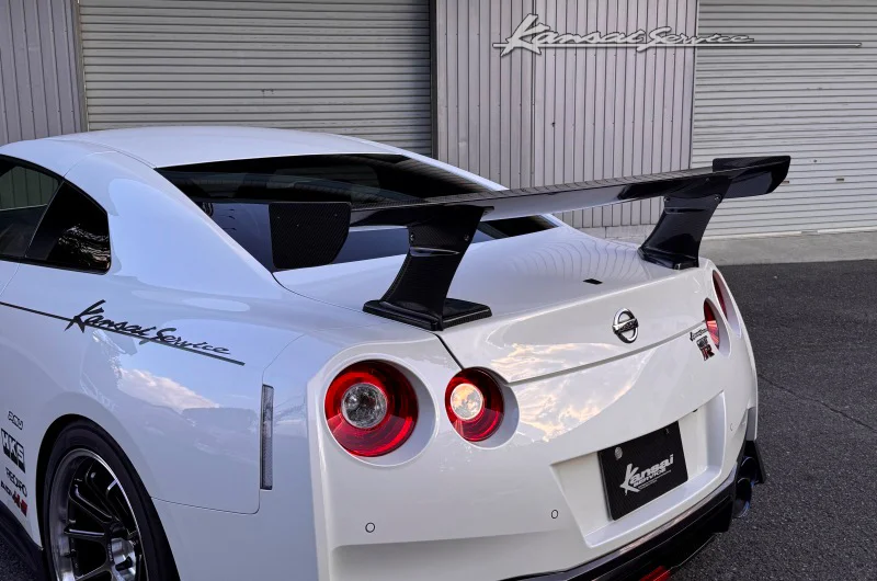 Kansai Service R35 GT-R MY24 Carbon Rear GT Wing Spoiler